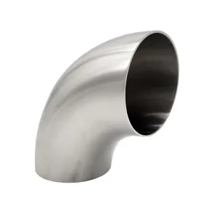 1.500" OD x 0.039" (1mm) Tight Radius 90° Mandrel Bend - (1.950" CLR) - CP1 Titanium