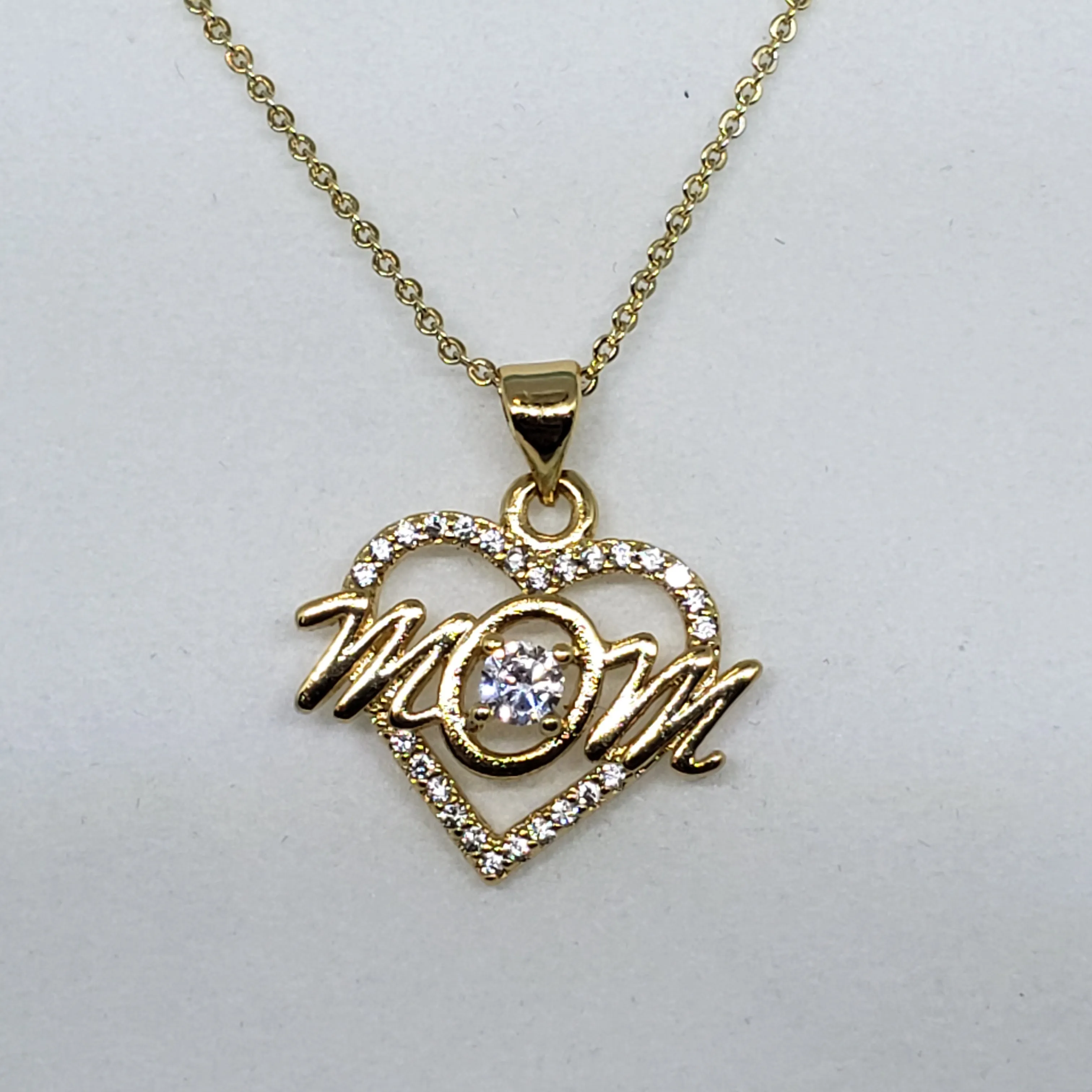 18K Gold Plated  Mom Necklace