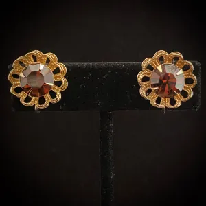 1970 Sarah Coventry Marigold Earrings