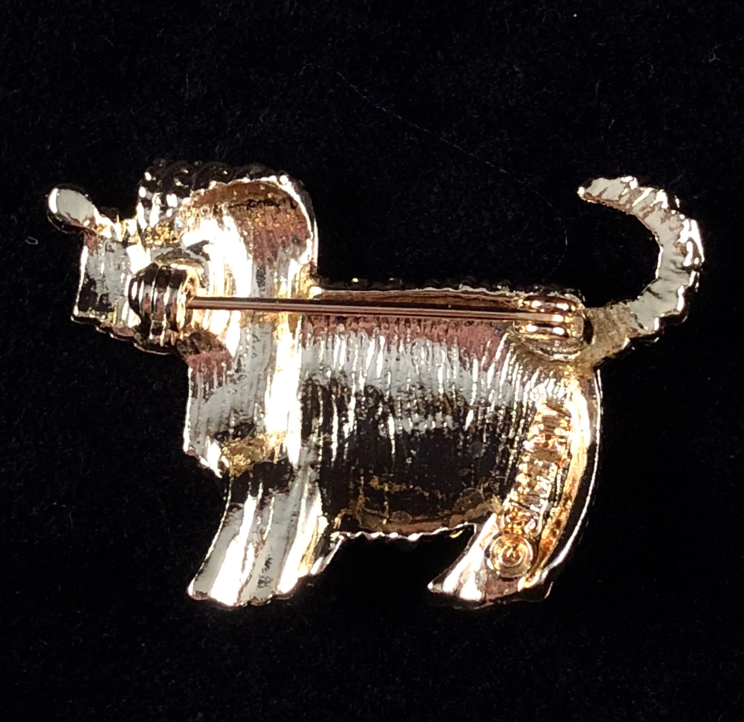 1970 Sarah Coventry Shaggy Dog Brooch