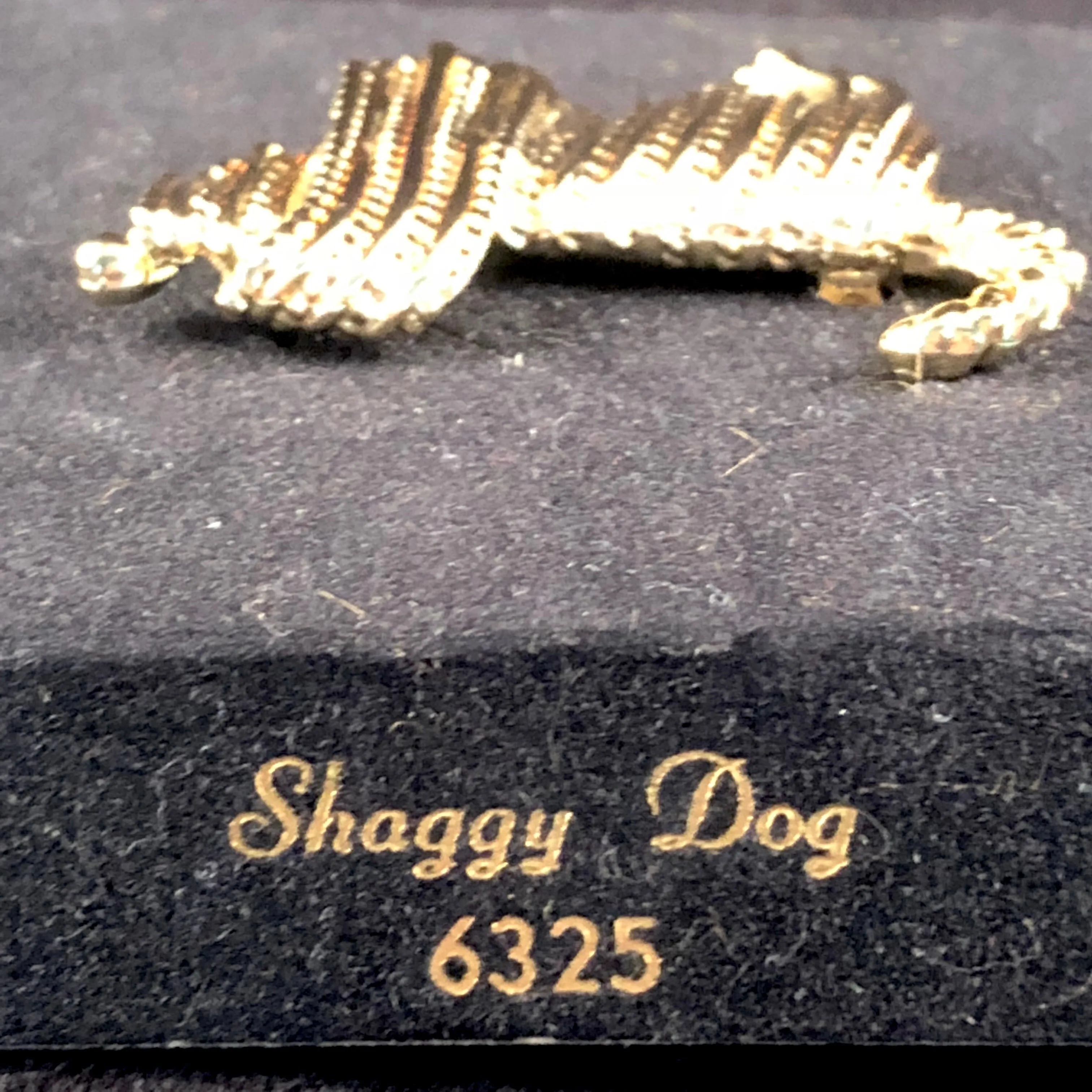 1970 Sarah Coventry Shaggy Dog Brooch