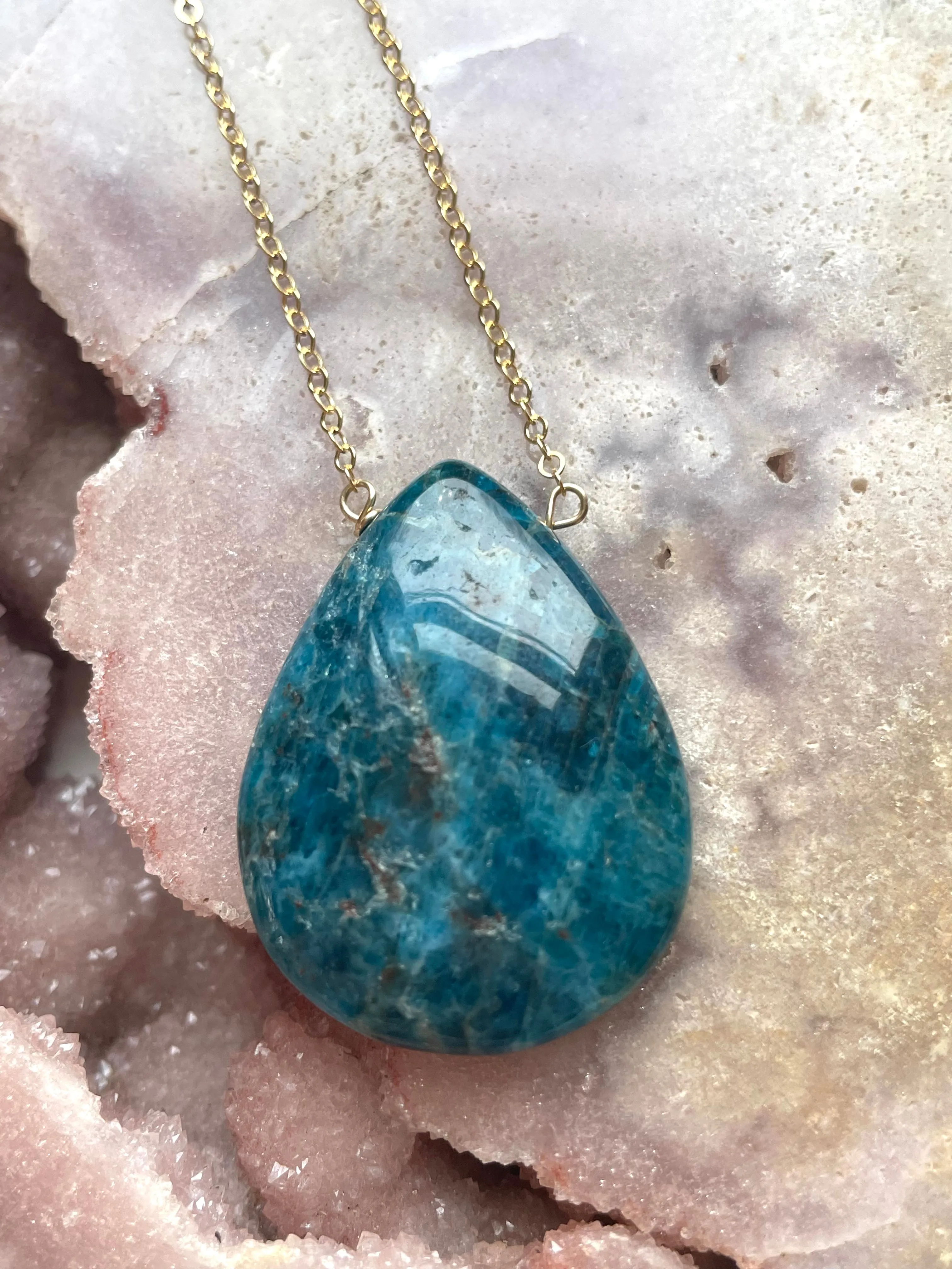 Apatite Pendant Necklace