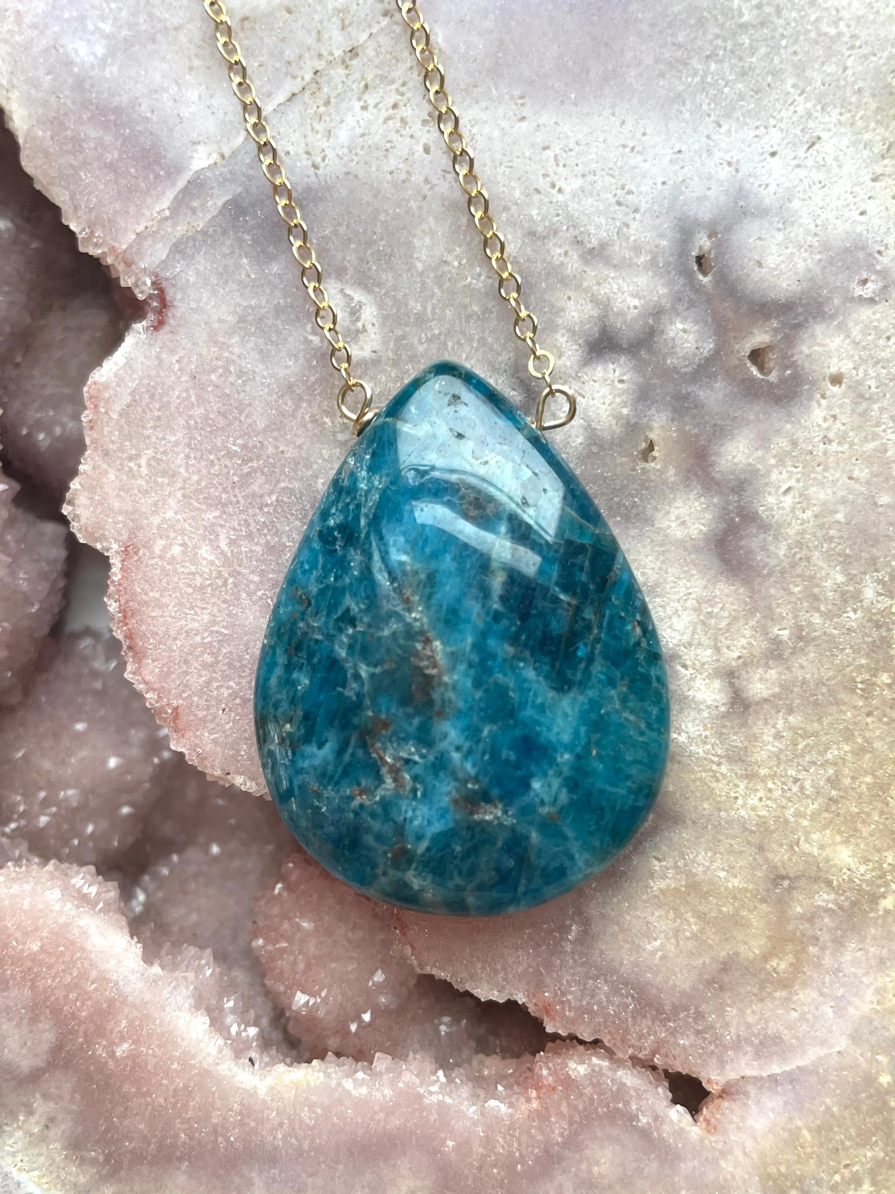 Apatite Pendant Necklace