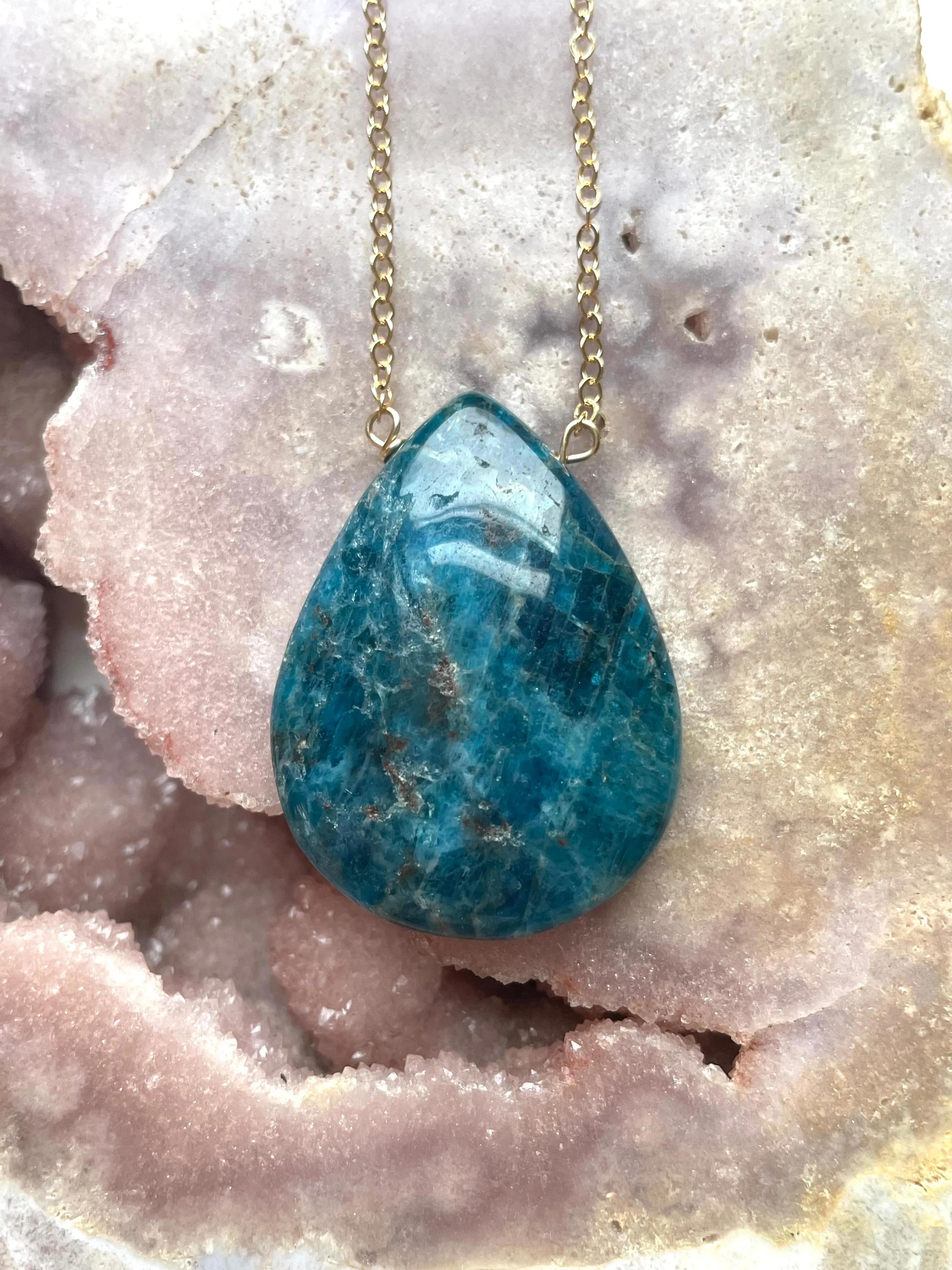 Apatite Pendant Necklace