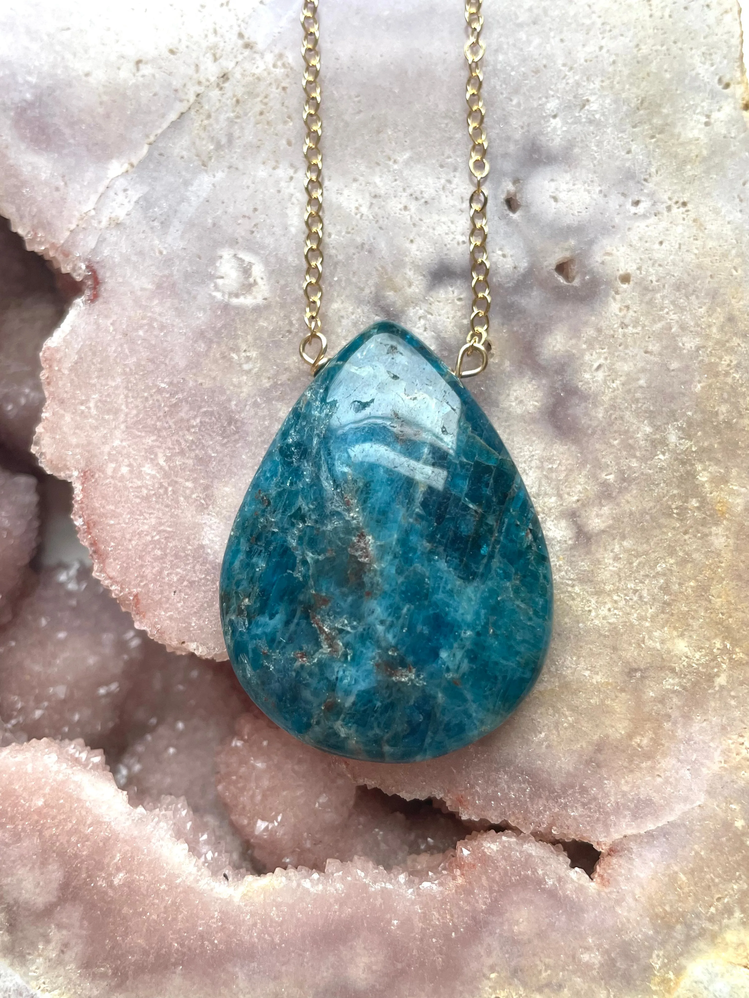 Apatite Pendant Necklace