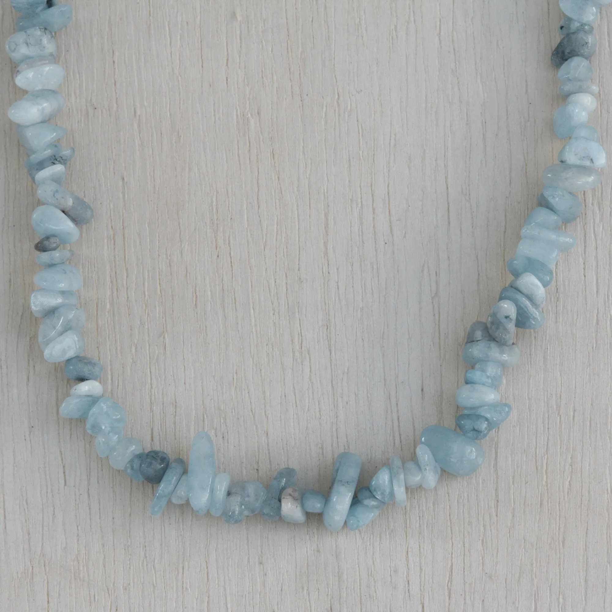 Aqua Infatuation Aquamarine Beaded Necklace