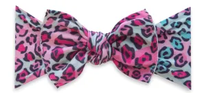 Baby Bling Cheetah Girl Printed Knot Headband