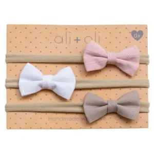 Baby Headband Bow Set (Horizon)