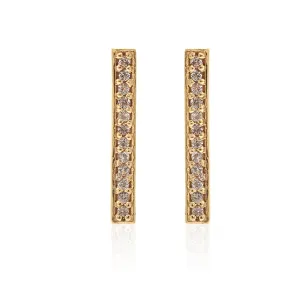 Bar Climber | White Topaz | Gold