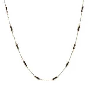 BLACK ONYX LINK CHAIN