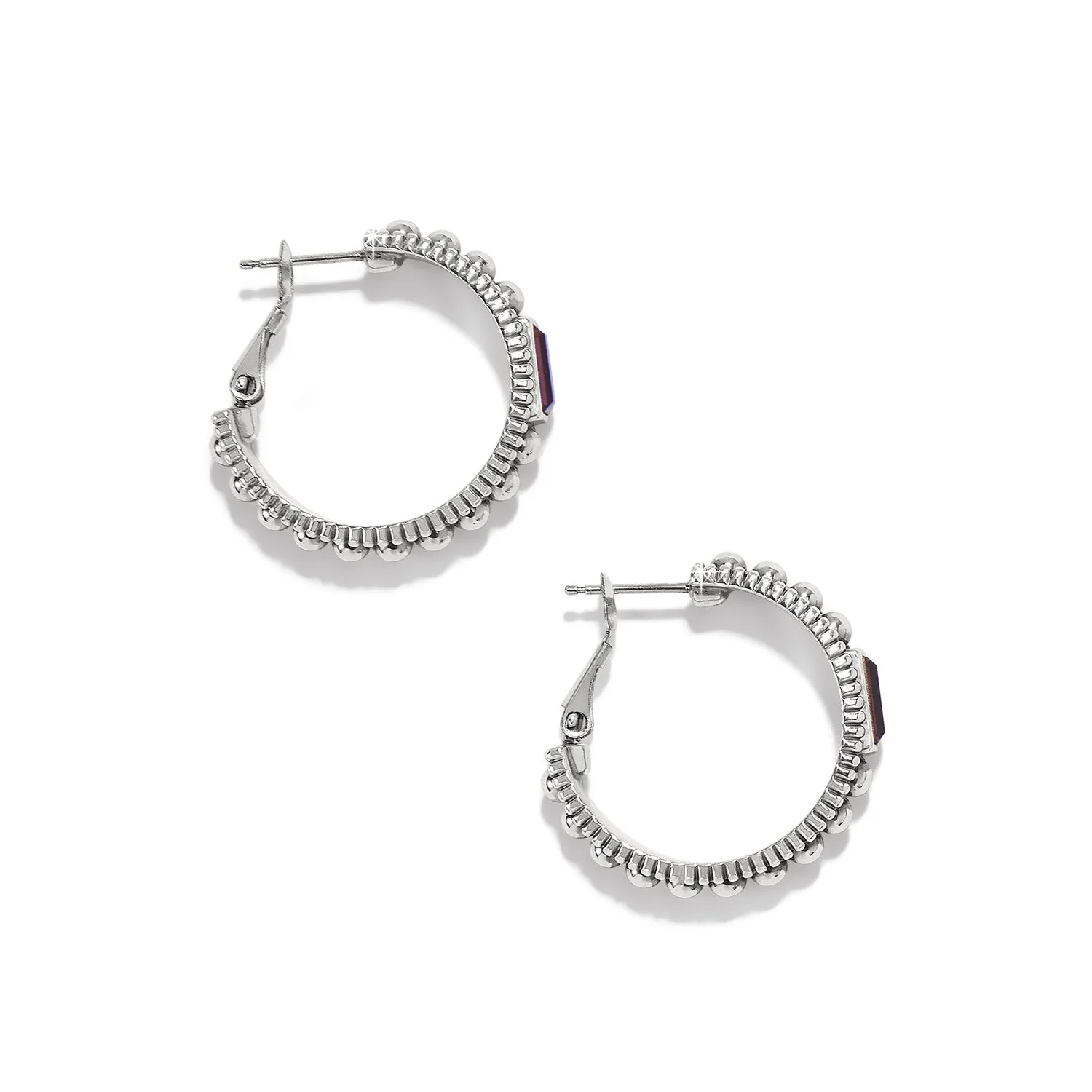 Brighton Pretty Tough Gem Hoop Earrings