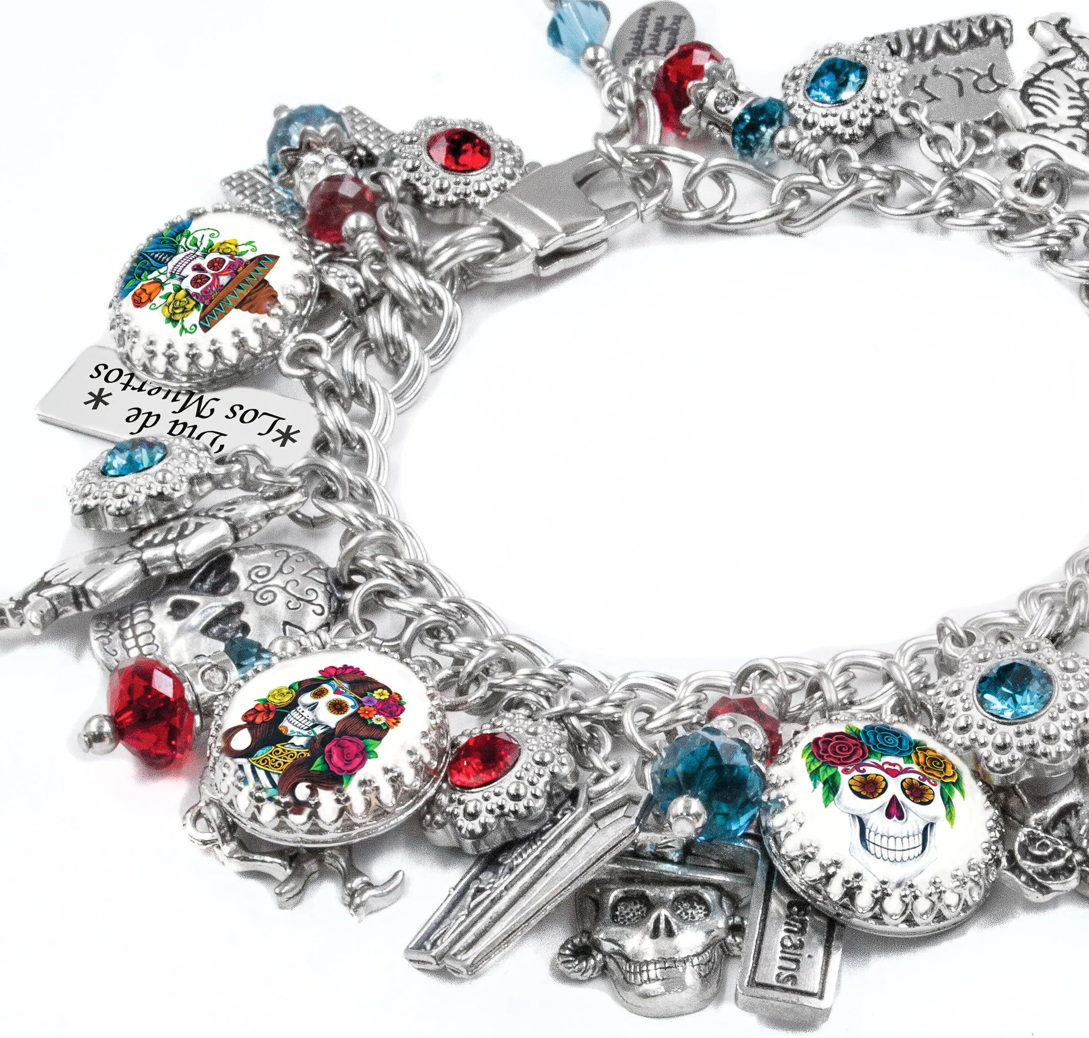 Day of the Dead Bracelet, Colorful