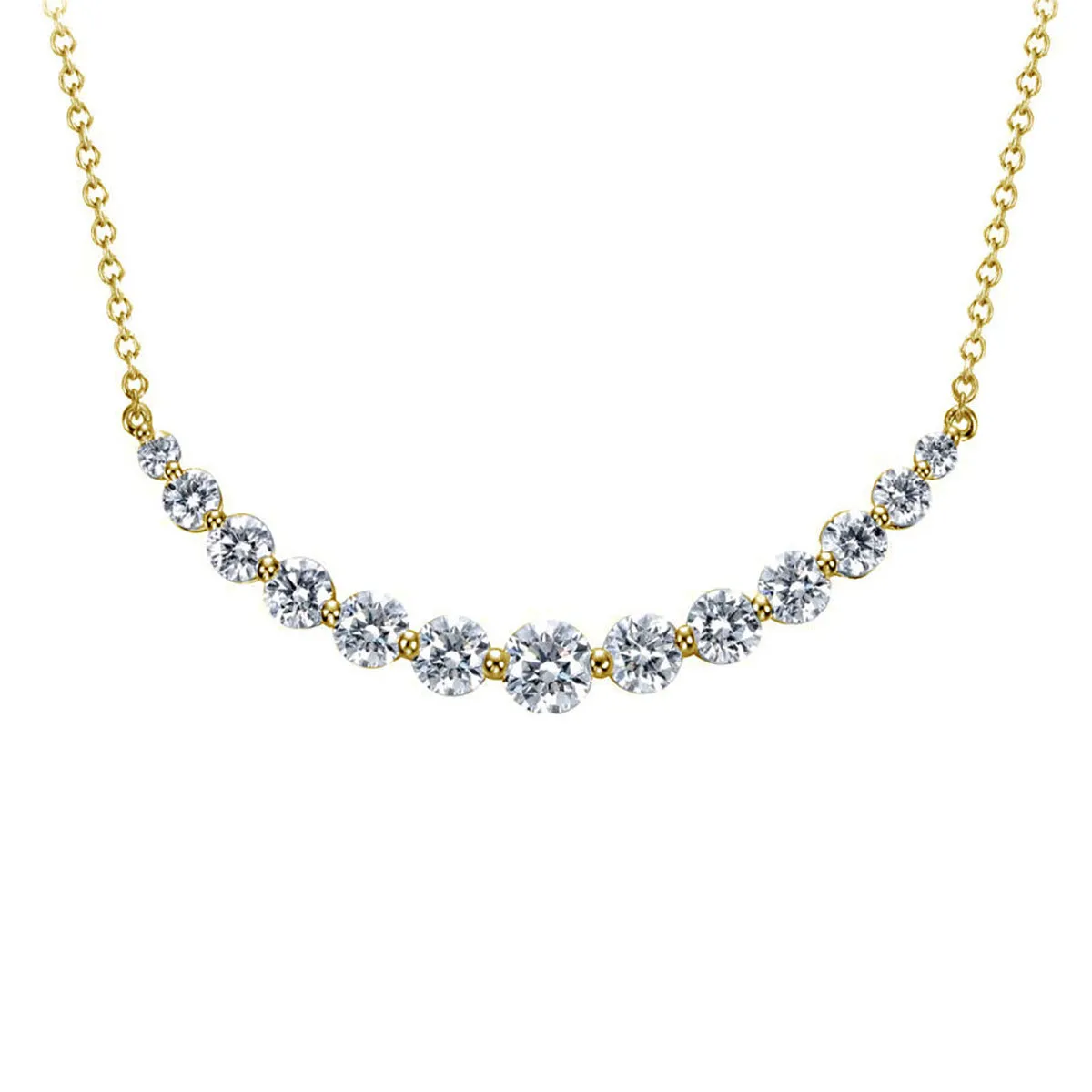 Diamond Bar Necklace