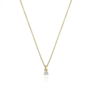 Diamond Jewellery 18ct Gold Diamond Necklace NDQ145