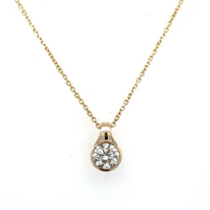 Diamond Solitaire Necklace