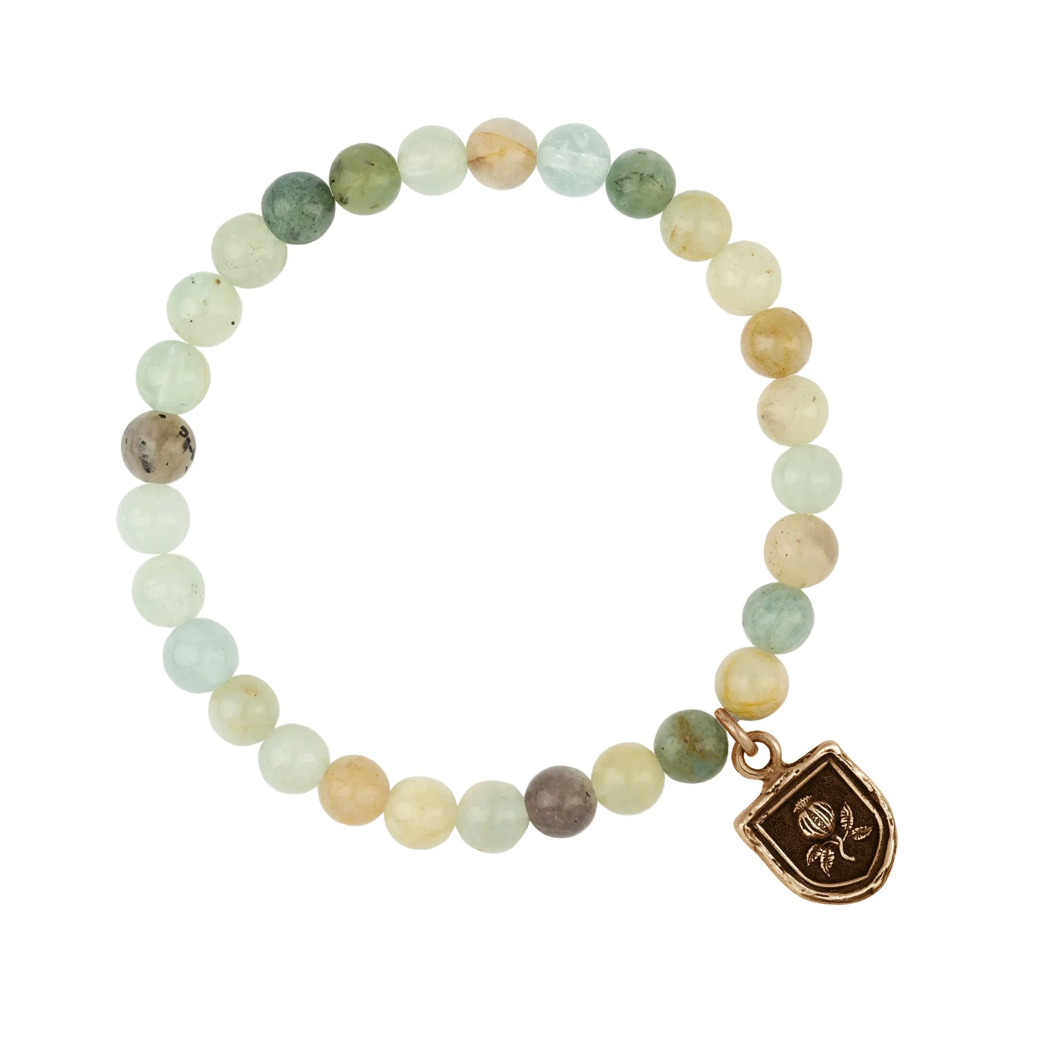 Full of Life Appreciation Talisman Stretch Stone Bracelet