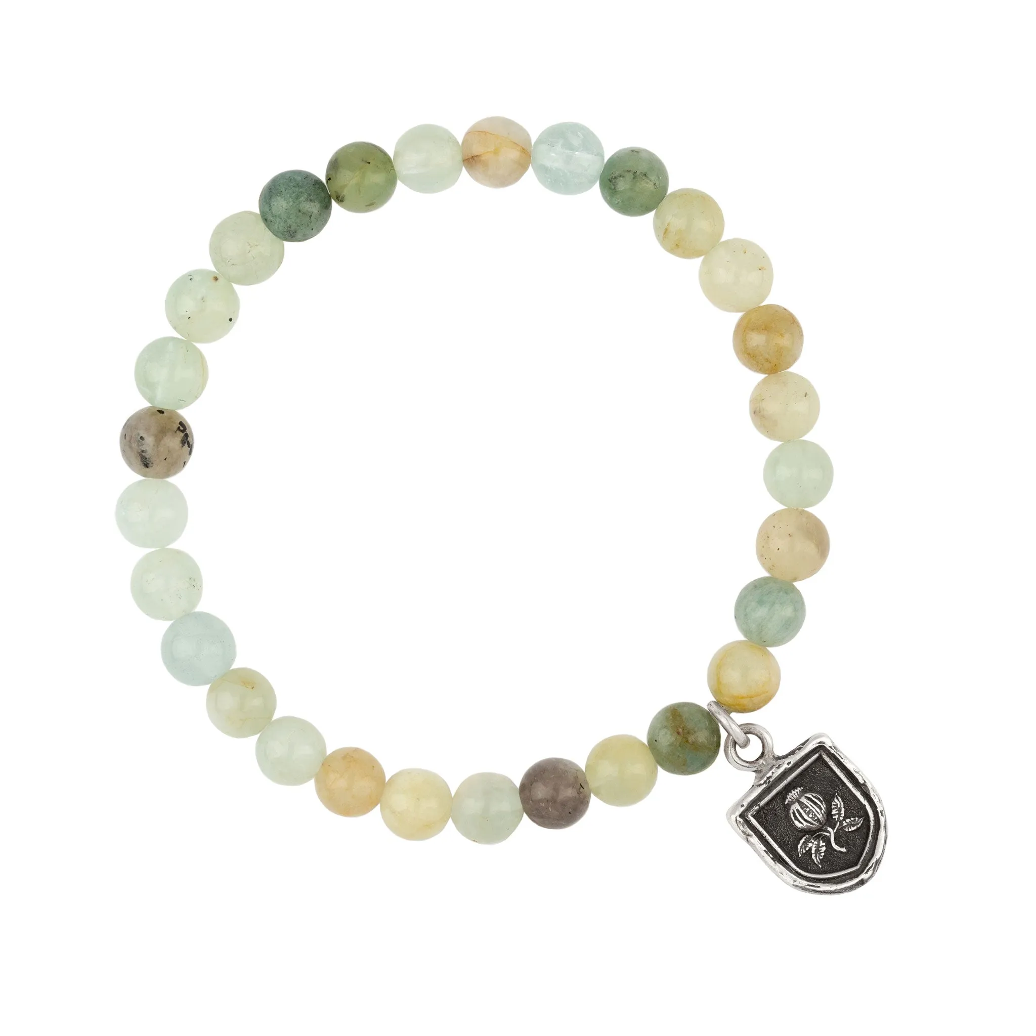 Full of Life Appreciation Talisman Stretch Stone Bracelet