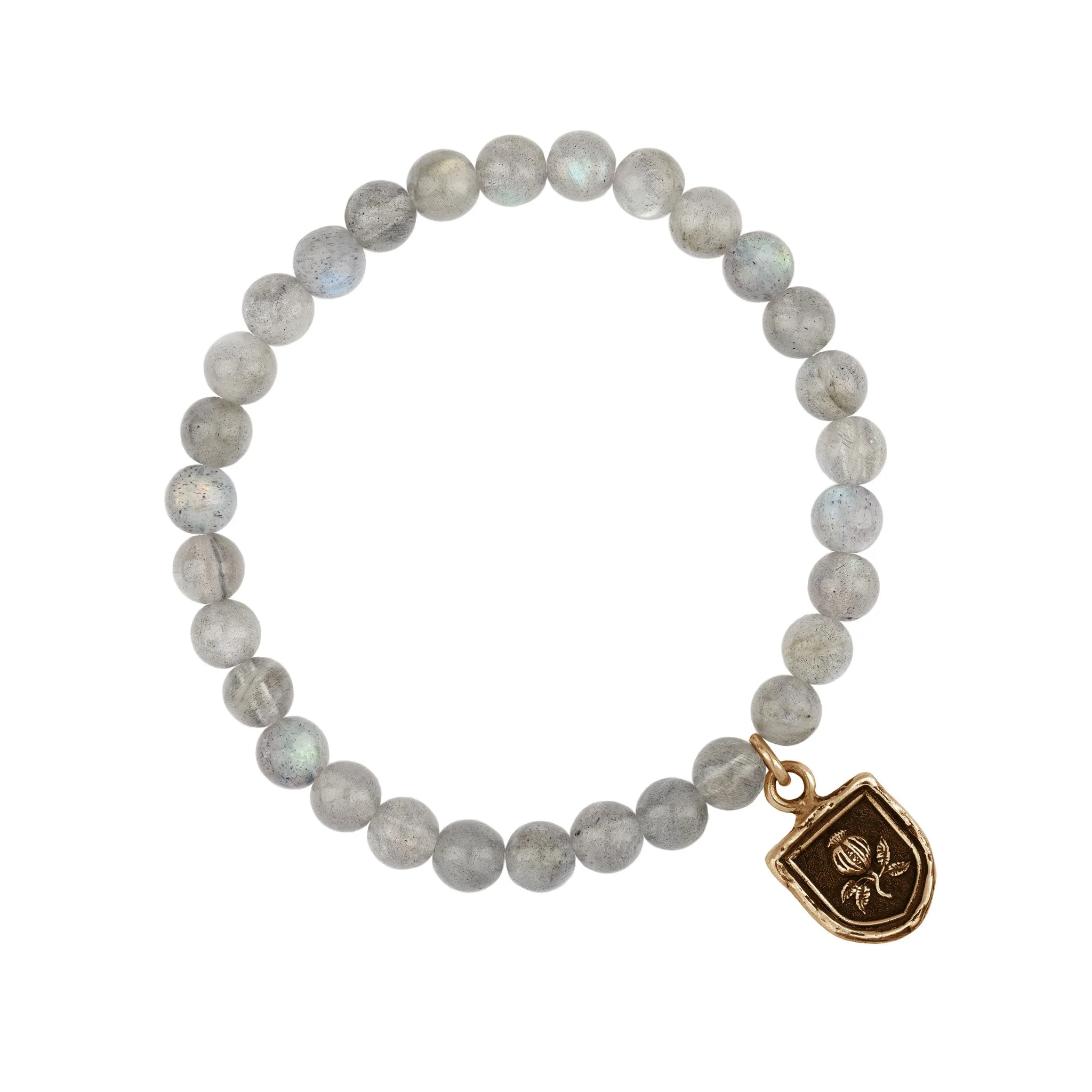 Full of Life Appreciation Talisman Stretch Stone Bracelet