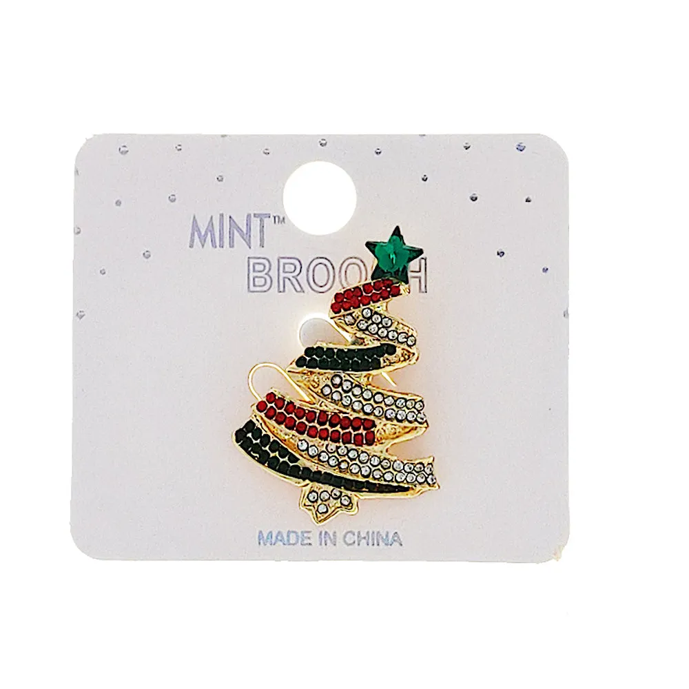 JAH48476 - Christmas Tree Brooch