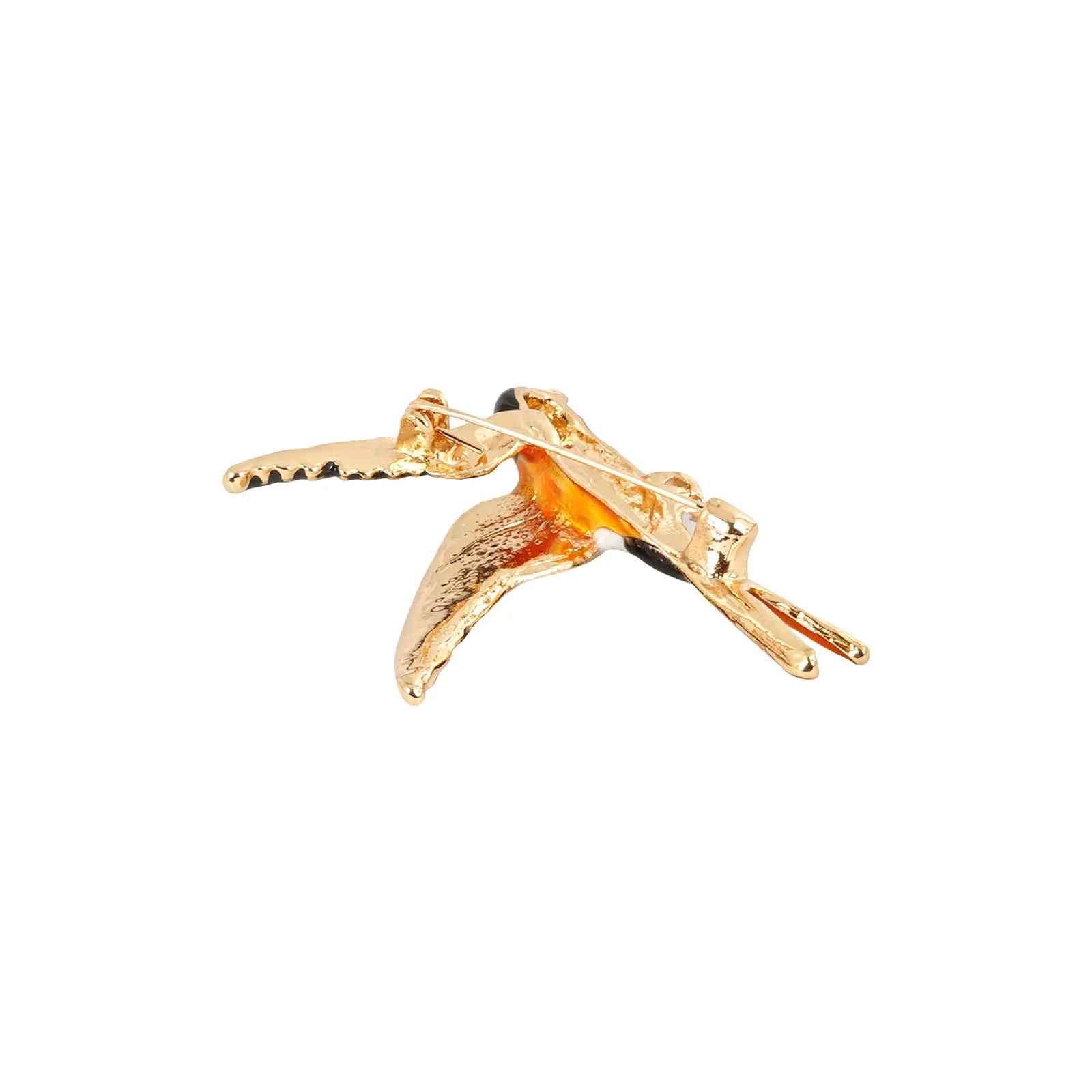 Joker & Witch Aira Orange And White Bird Brooch