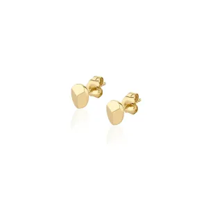 Michael M 14K Yellow Gold Carve Stud Earrings ER450