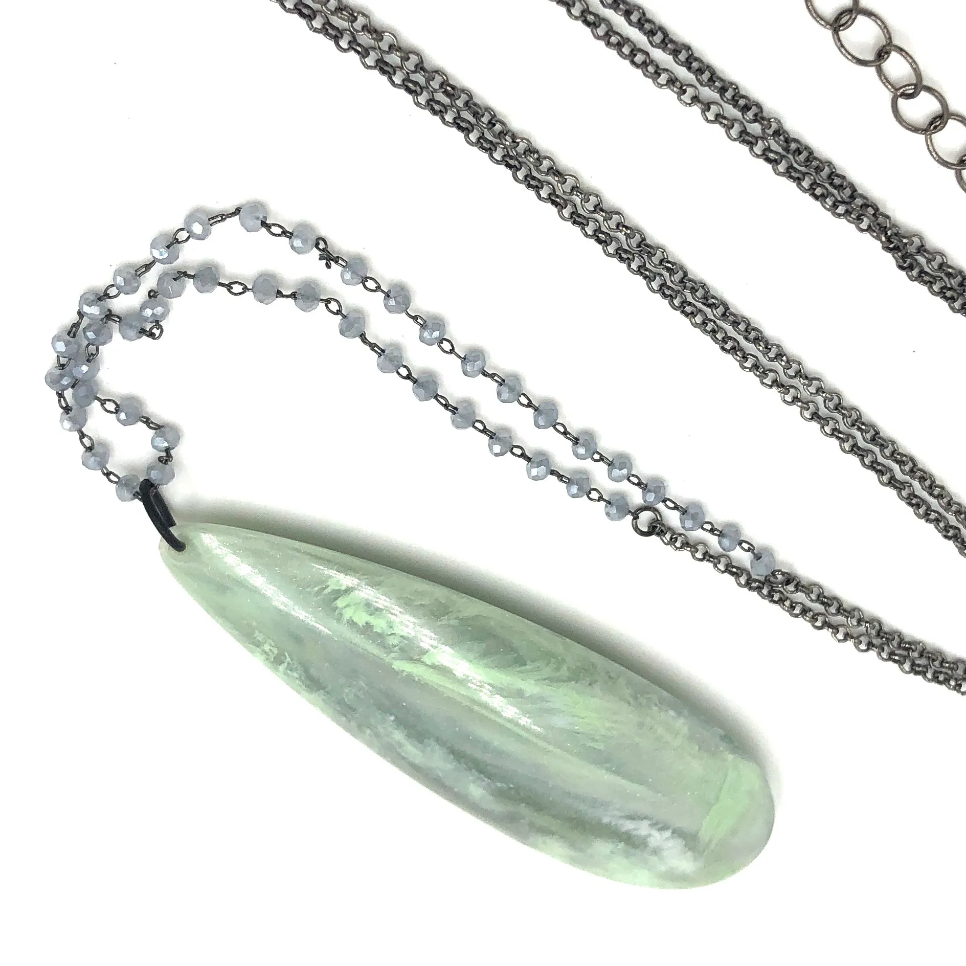 Mint Quartz Romance Necklace