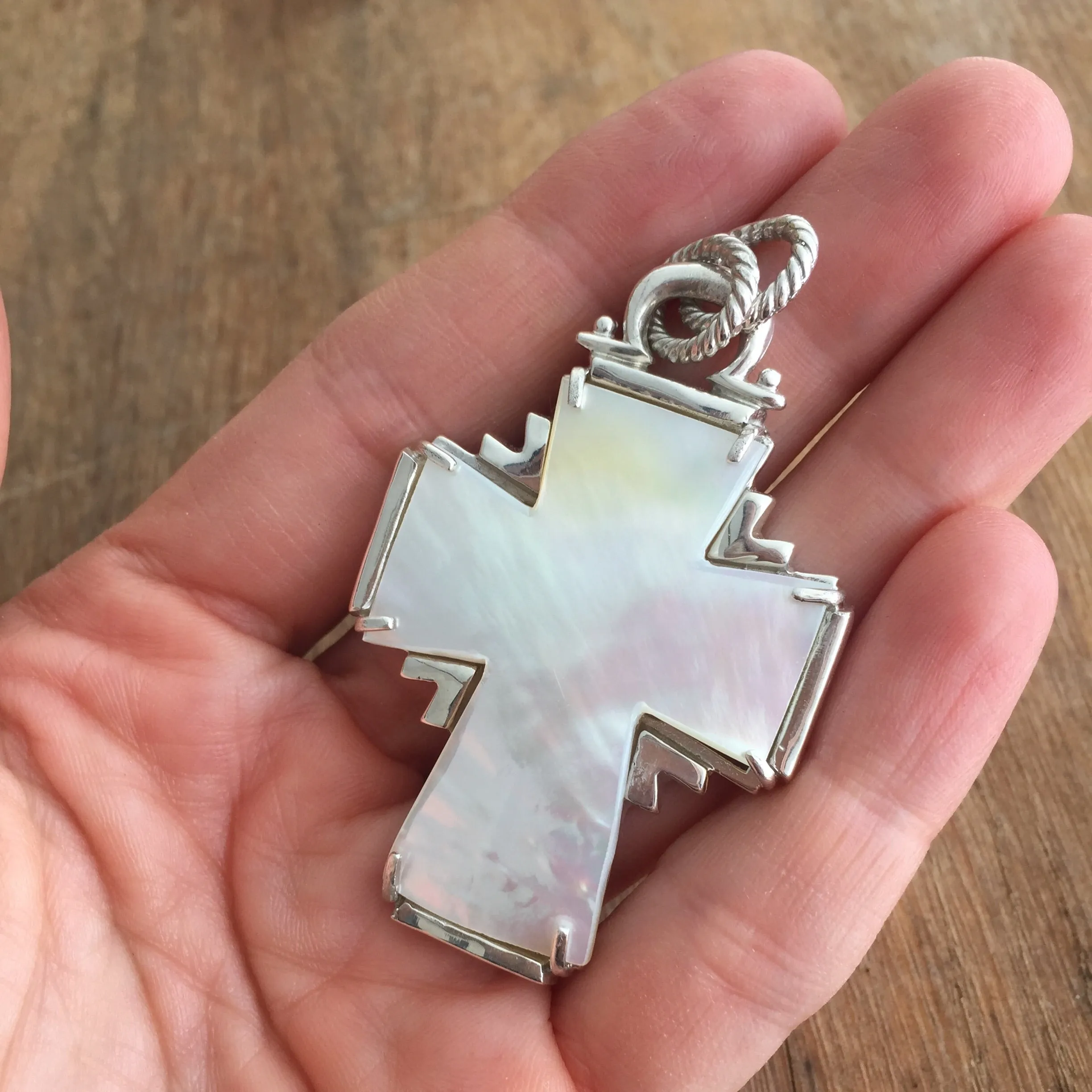 Mother of Pearl Cross