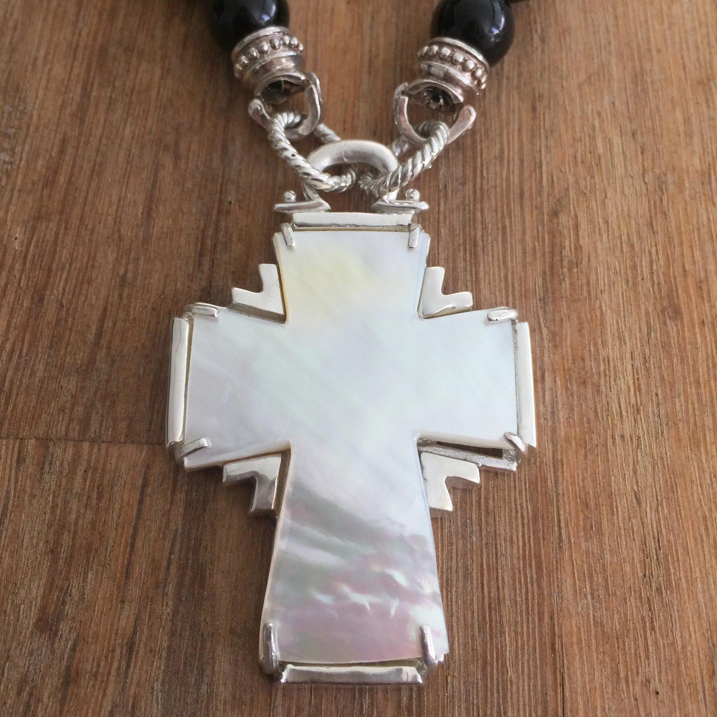 Mother of Pearl Cross