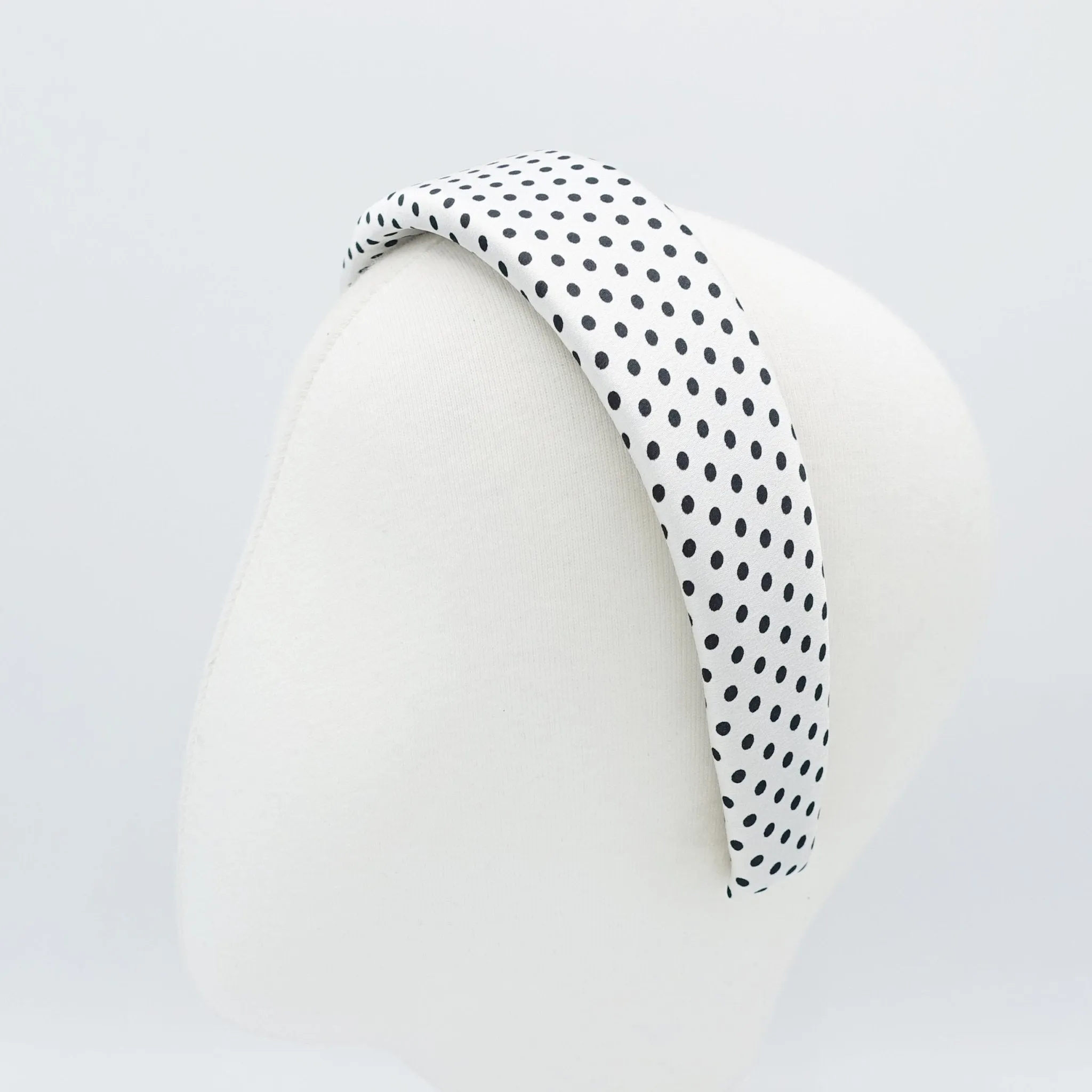 polka dot print padded headband for women