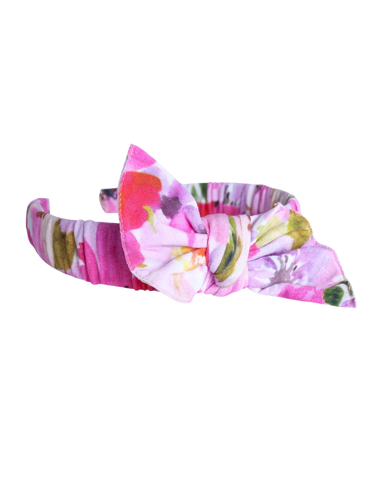 Printed Tied Hard Headband, Delilah