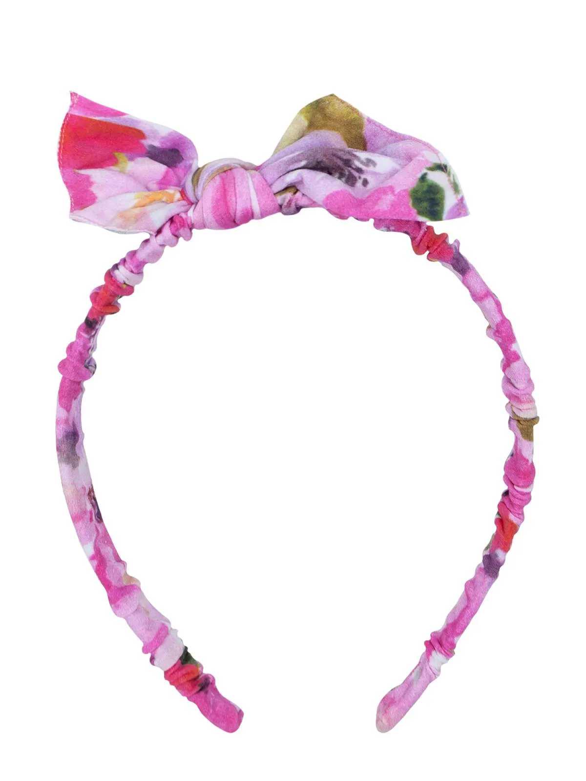 Printed Tied Hard Headband, Delilah