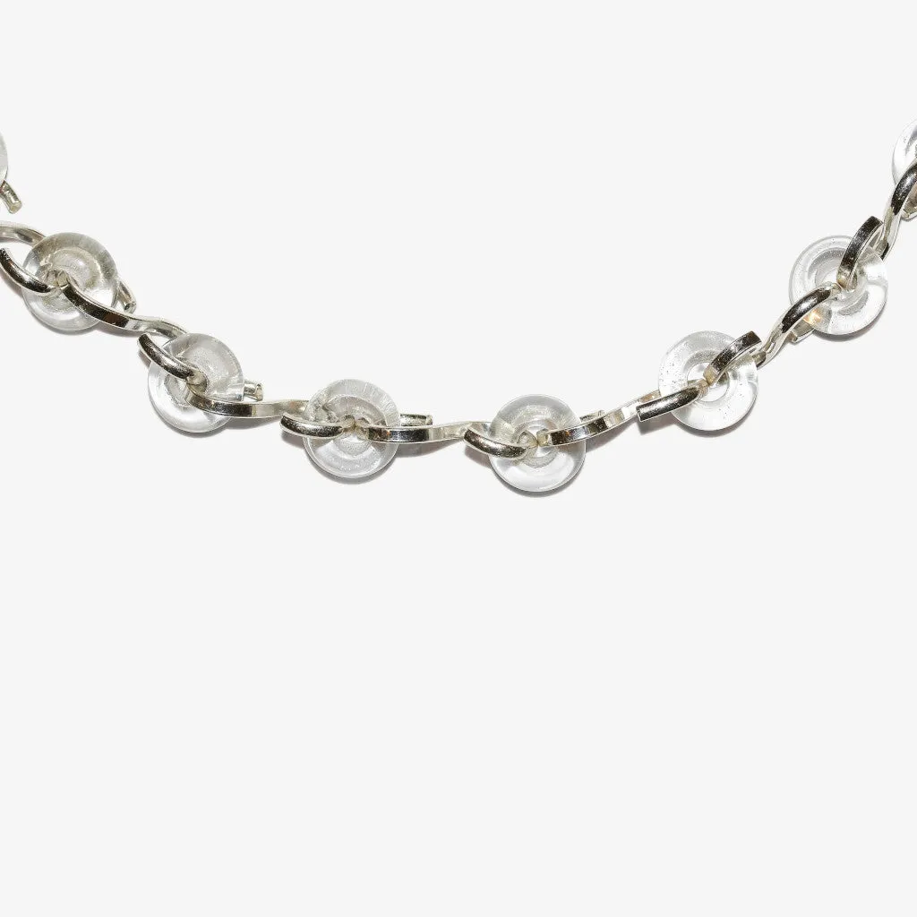 Quartz Poise Collar Necklace - Sterling Silver