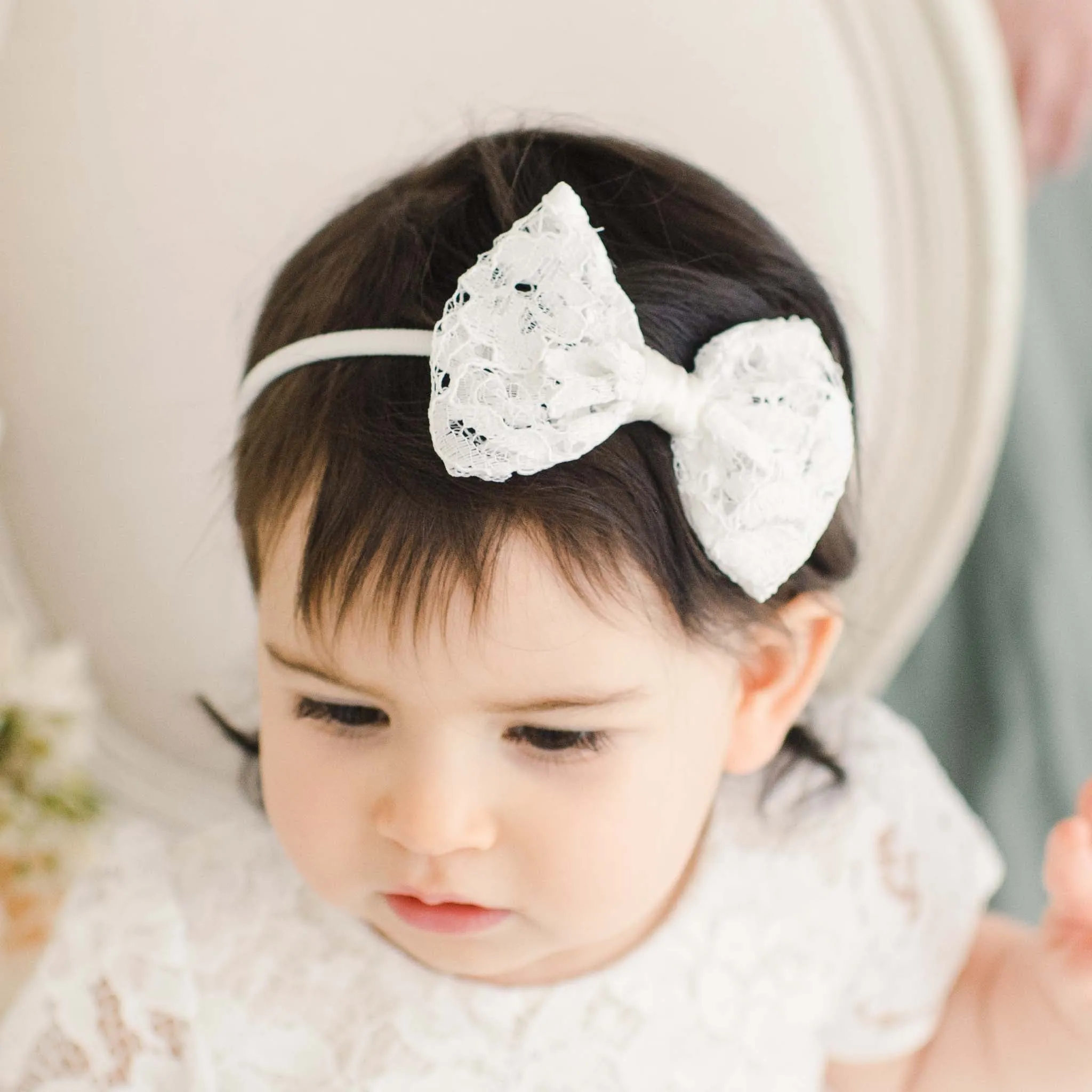 Rose Bow Headband