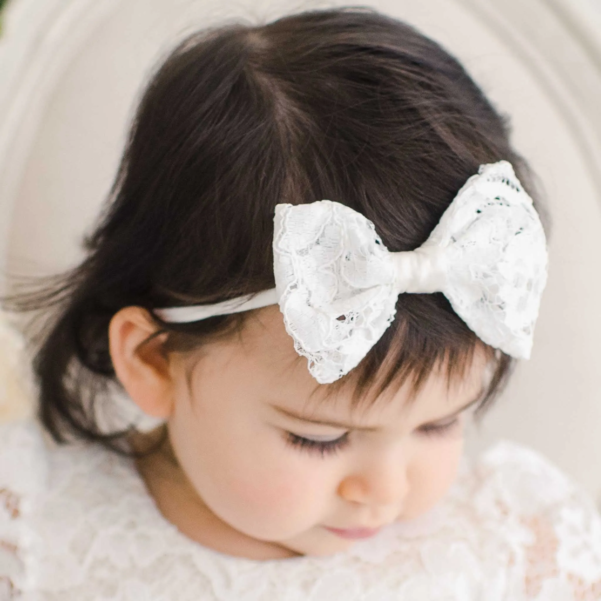 Rose Bow Headband