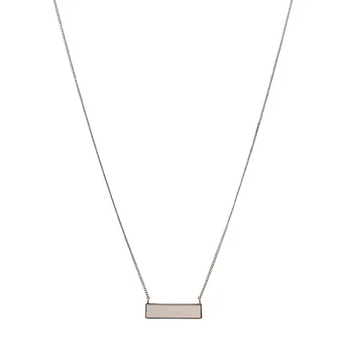 Rose Quartz Rectangle Necklace