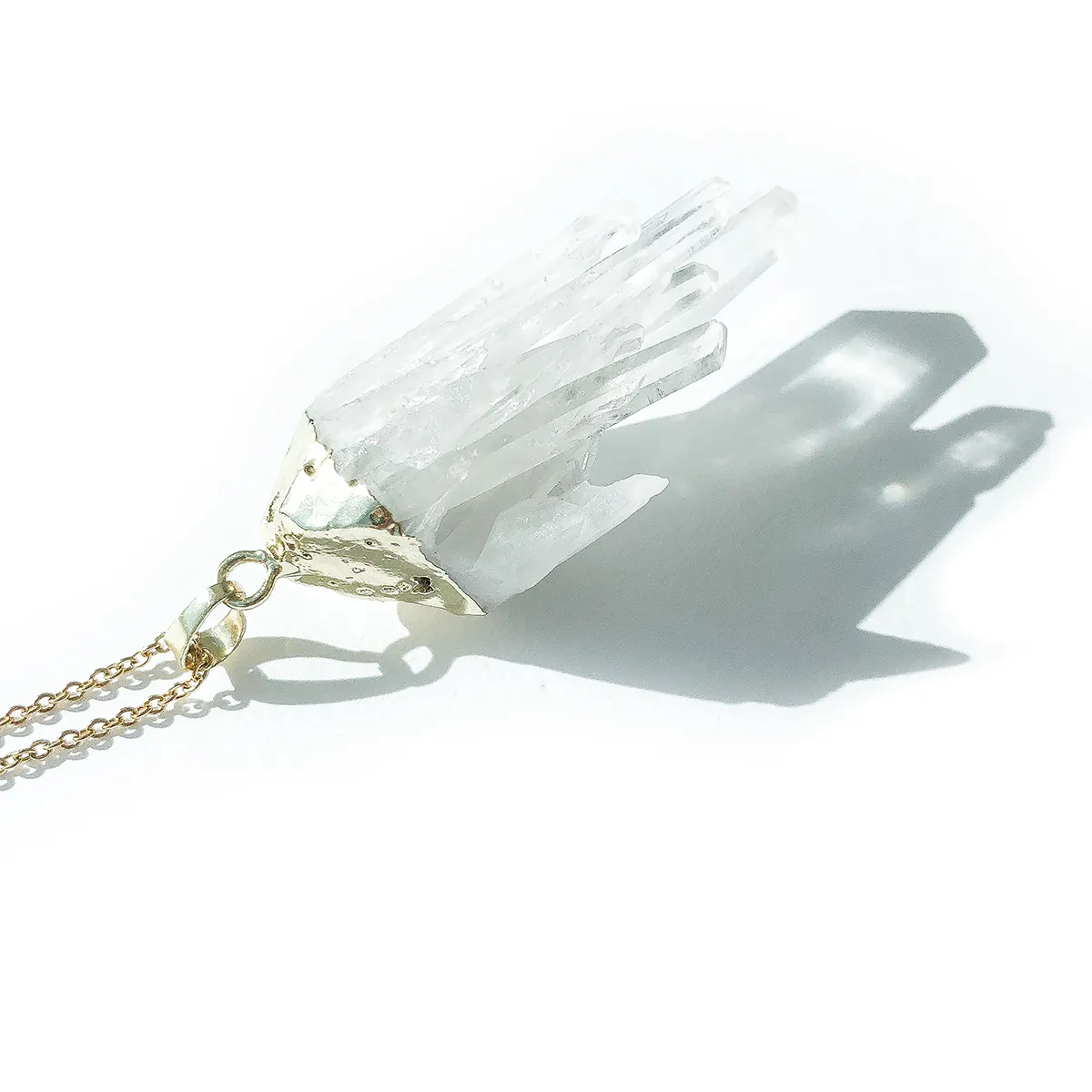 SHIVA Crystal Cluster Quartz Necklace