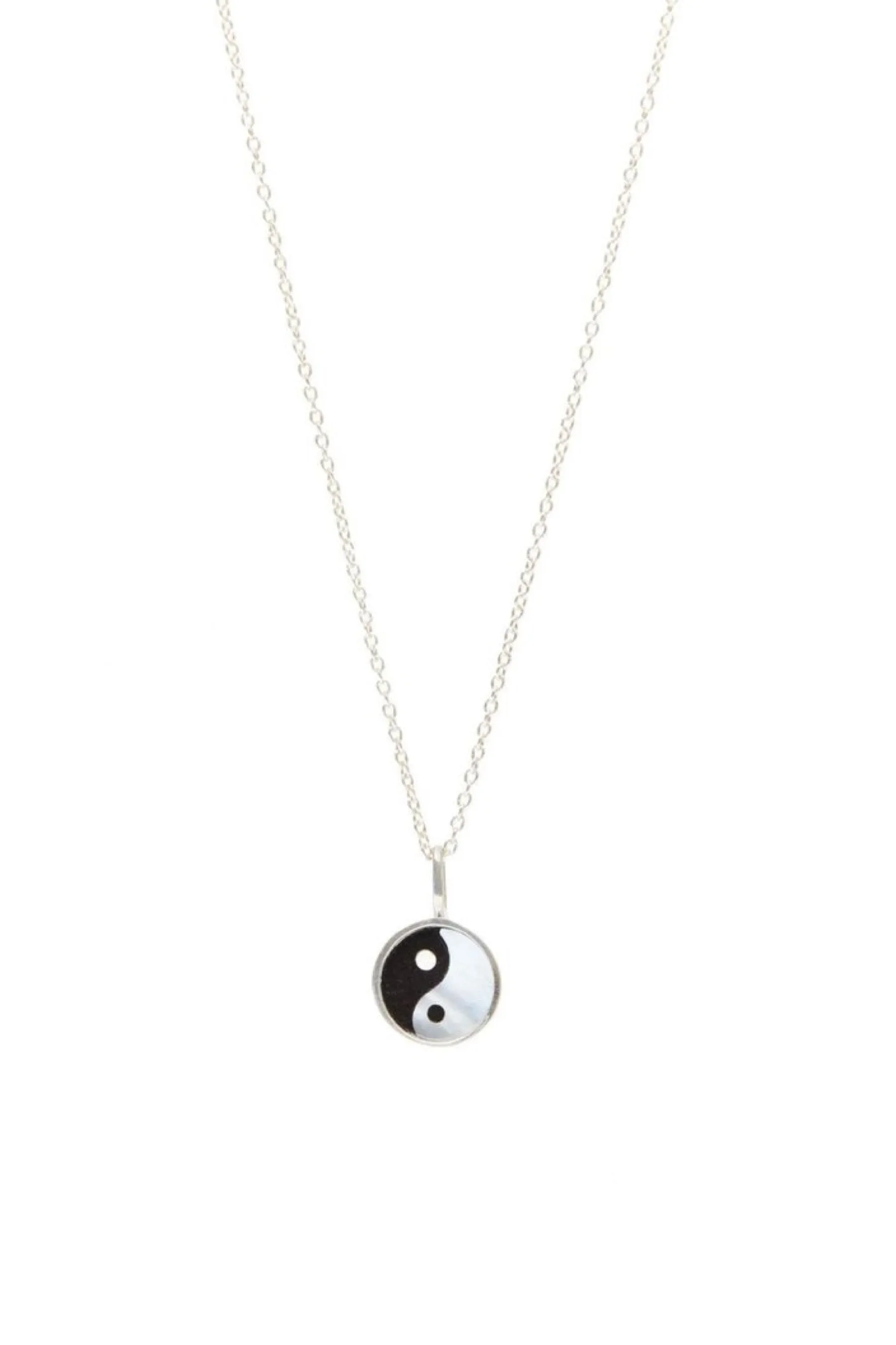 Silver Mini Yin Yang Necklace