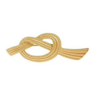 Sisslia 2024 Trend High Class Ribbon Knot Vintage Fashion Sweater Corsage in Ancient Style Brooch