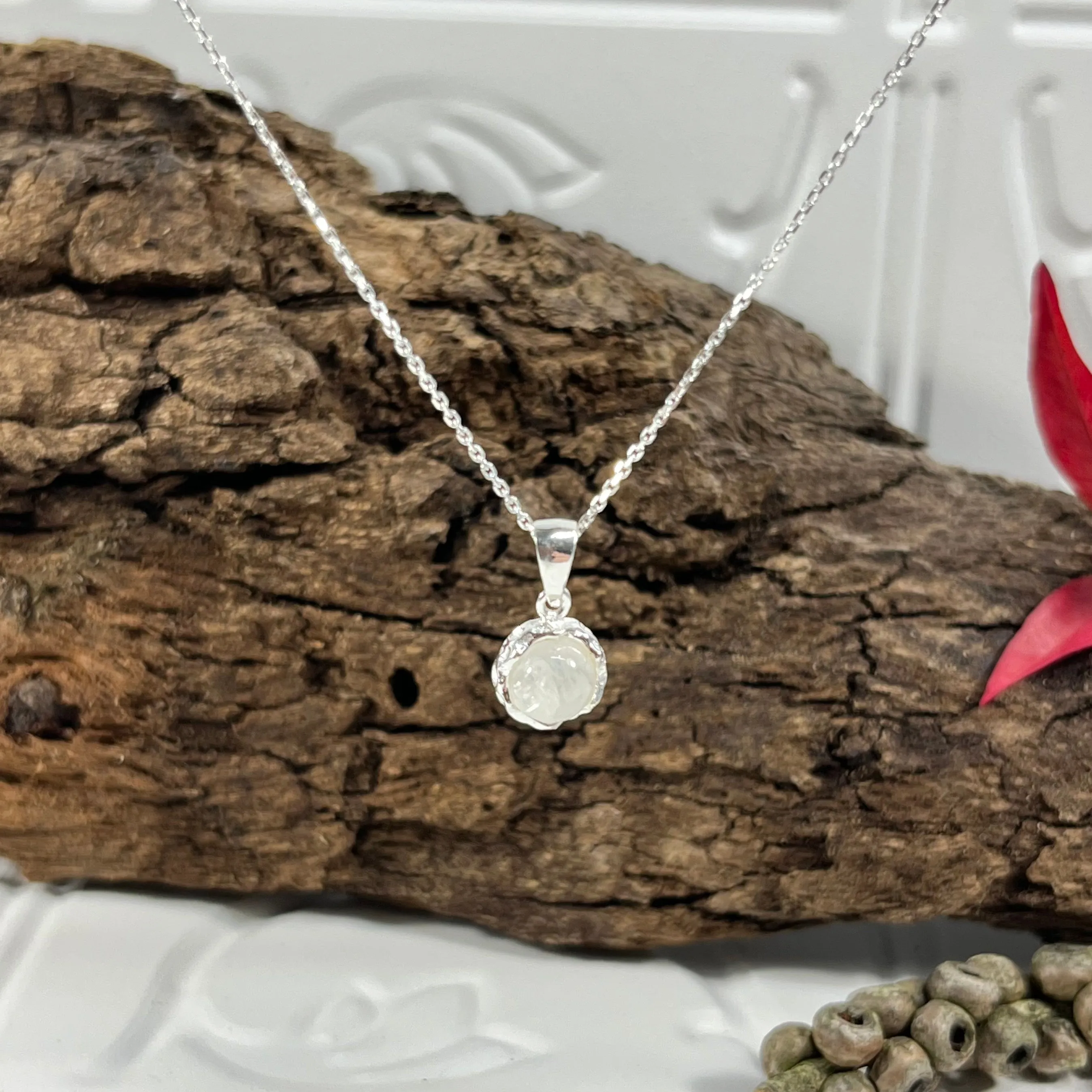 Sterling Silver & Gemstone Necklace