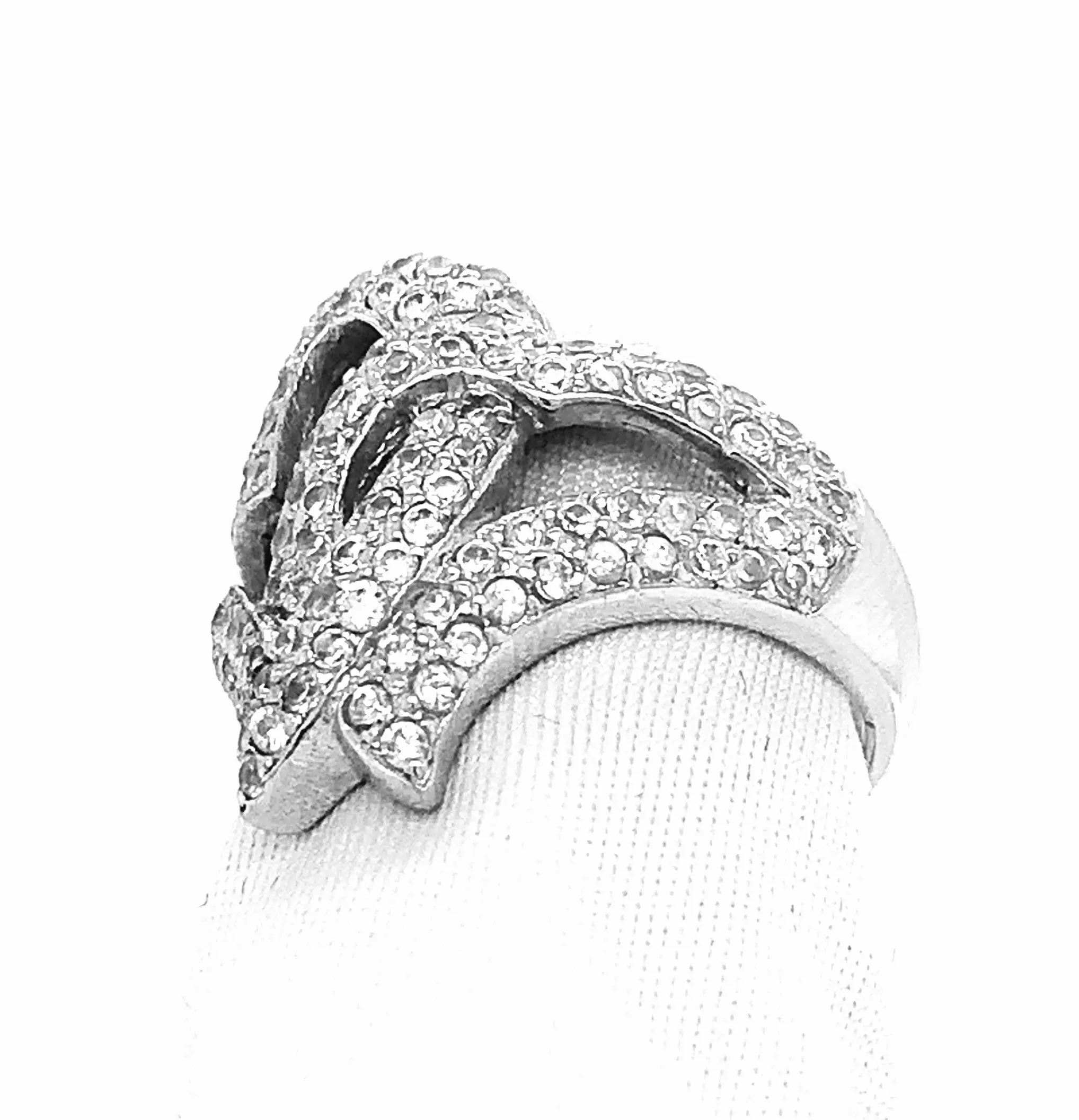 Sterling Silver CZ Heart Ring