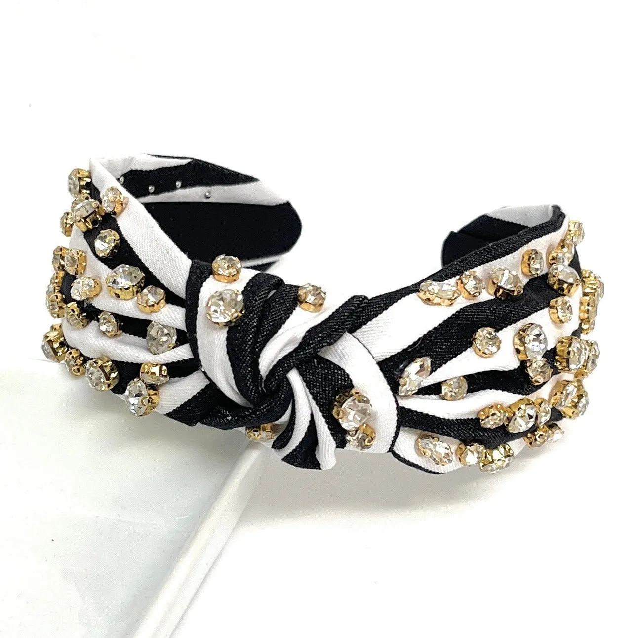 Stripe Jeweled Headband (more colors)