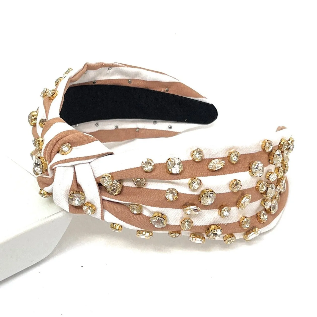 Stripe Jeweled Headband (more colors)