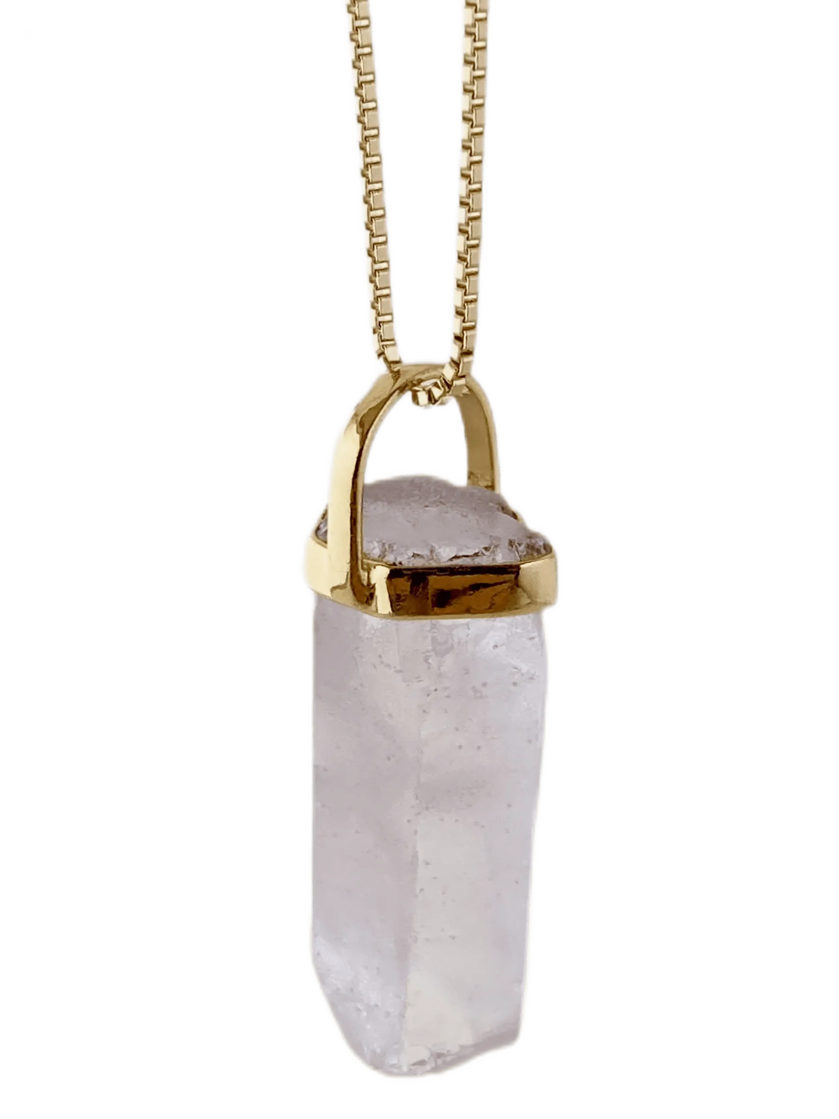 The Axel Stone Necklace - Quartz Crystal