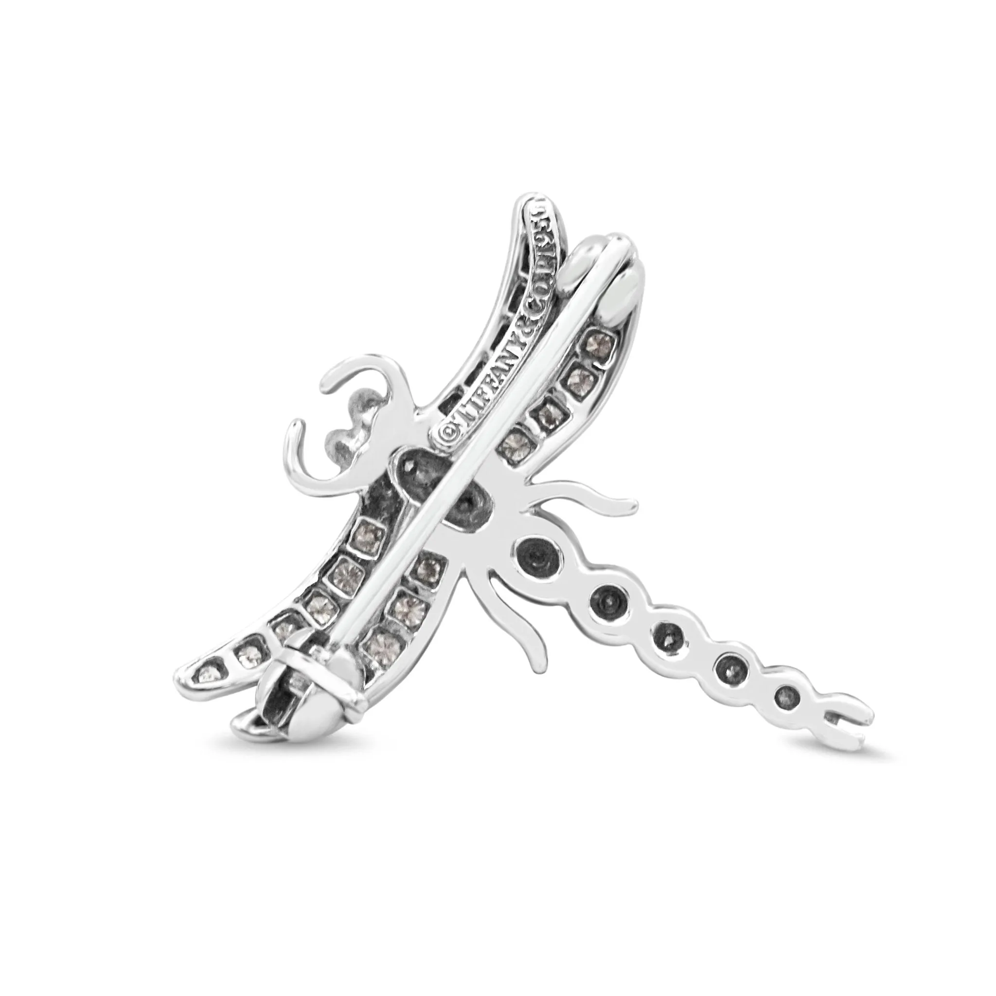 Tiffany & Co. Enchanted Dragonfly Diamond Brooch - Platinum